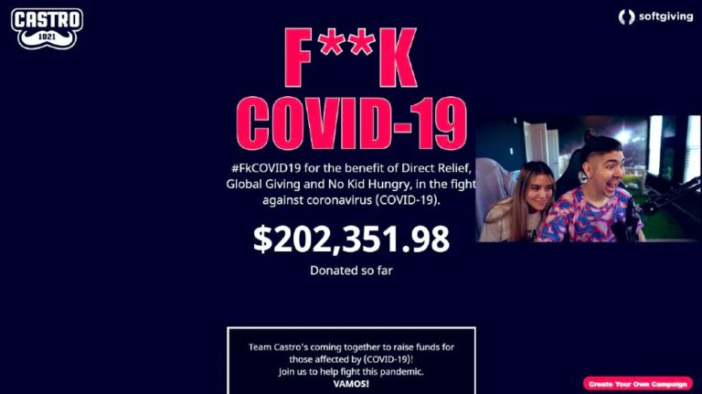 Softgiving helps Fifa streamer Castro raise funds for COVID-19 Relief