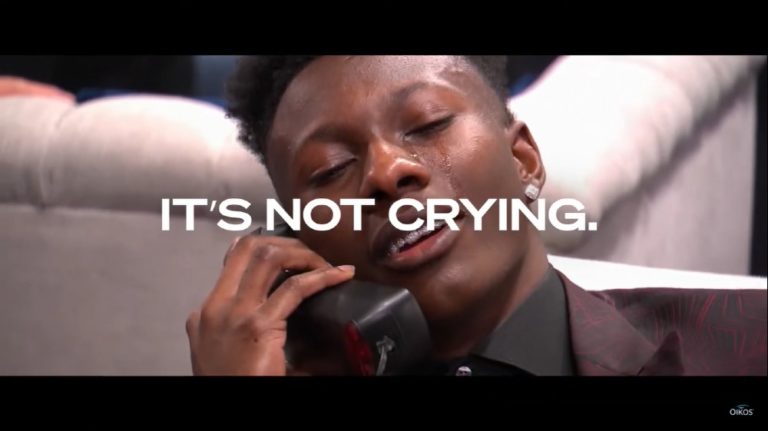 Oikos Triple Zero recognises muscle crying in NFL Draft day ad