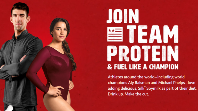 Silk Soymilk brand teams up with Michael Phelps and Aly Raisman