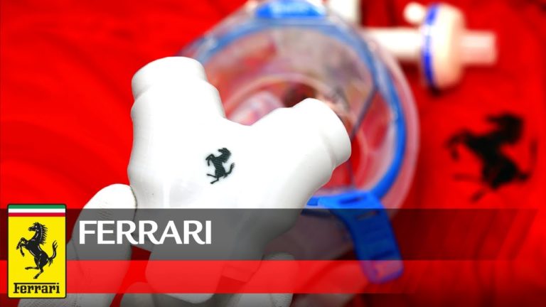 Ferrari produces respirator valves to fight against Covid-19