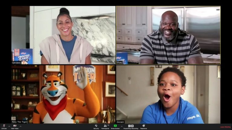 Kellogg Mission Tiger campaign features Shaq and Candace Parker