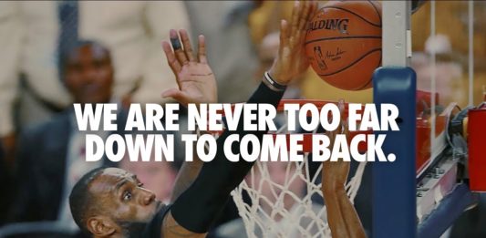 Nike releases "Never Too Far Down" film narrated by LeBron James
