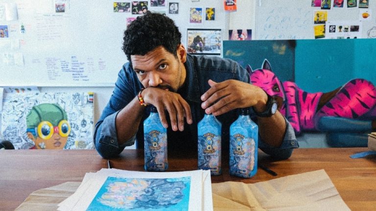 Bombay Sapphire collaborates with Chicago artist Hebru Brantley