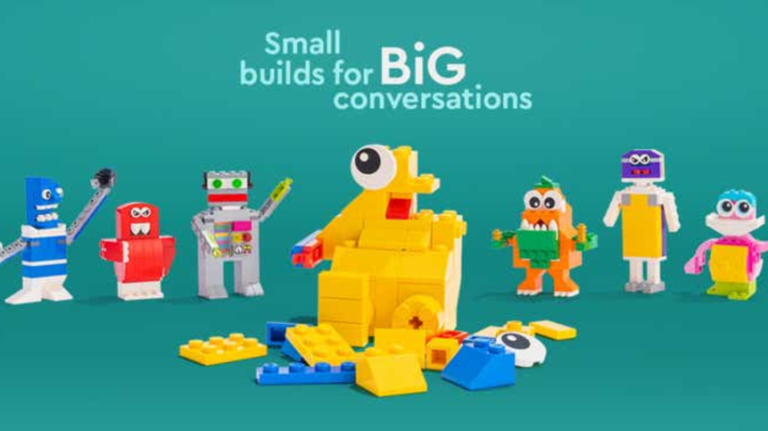 LEGO launches its “Small Builds for Big Conversations” initiative