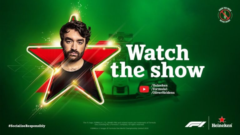 Heineken and Oliver Heldens entertains Formula 1 fans