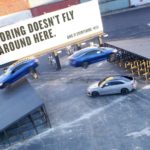 Kia Motors introduces it's latest sedan with a daring triple threat stunt