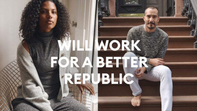 Banana Republic partners Delivering Good and Rock the Vote