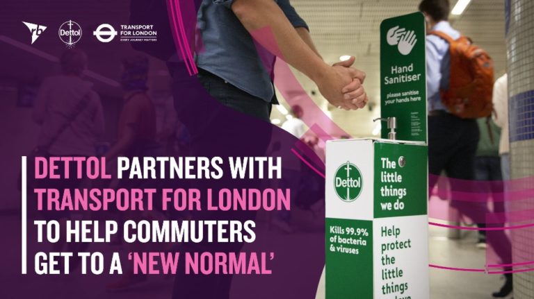 Dettol partners with TfL to help commuters get to a ‘new normal’