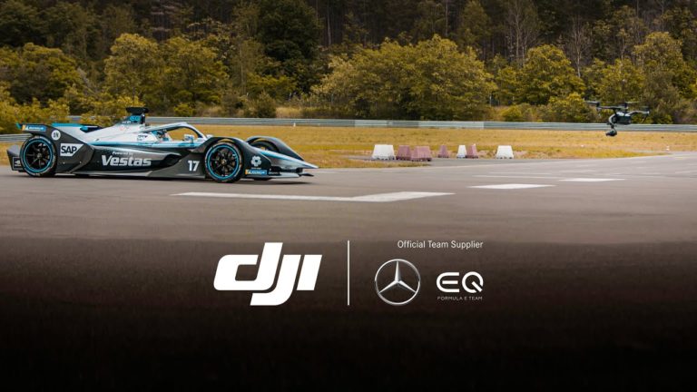 DJI and Mercedes-Benz EQ Formula E Team have lift-off