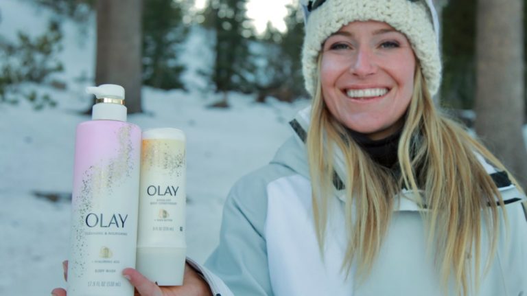 Olay Body partners Olympic Snowboarder Jamie Anderson