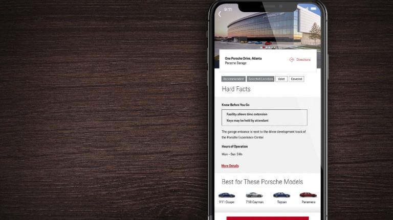 Porsche launches parking app to help make day-to-day life easier