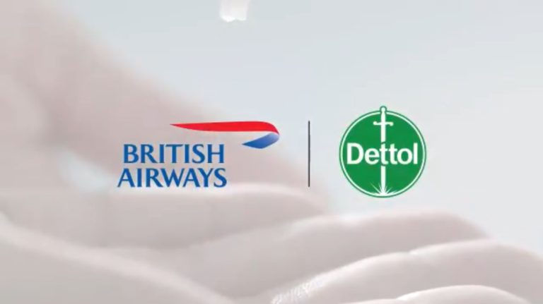 British Airways announces partnership with the makers of Dettol, RB