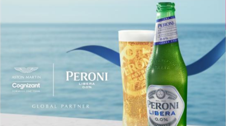 Peroni Libera 0.0% announces its multi-year partnership with Aston Martin