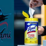 The Miami Marlins announces their partnership with Lysol