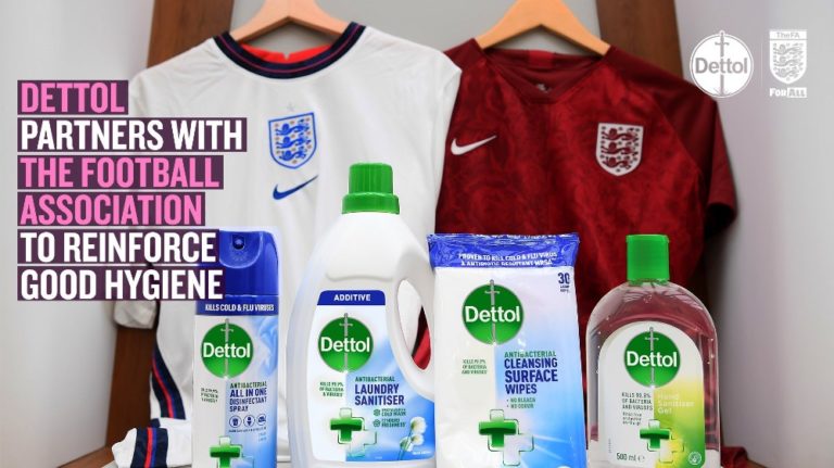 Dettol teams up with The Football Association to reinforce good hygiene