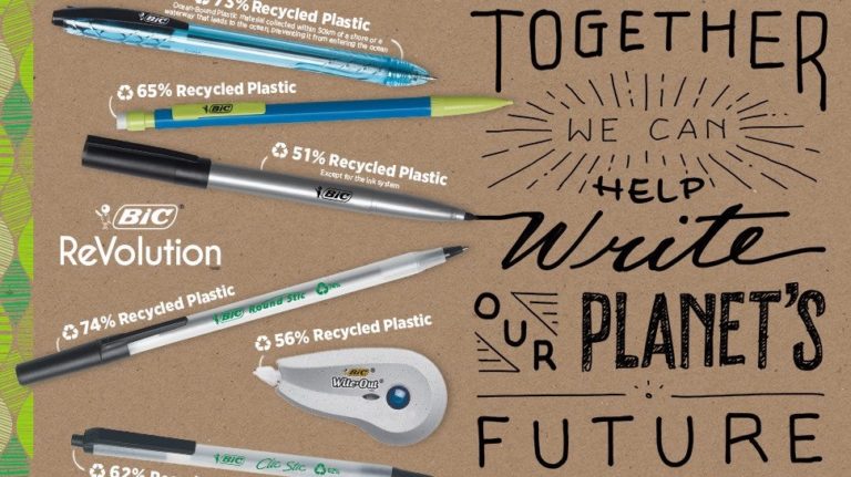 BIC Inc. launches its first full range eco-friendly stationery line