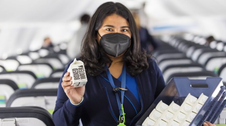 Alaska Airlines announces partnership with Boxed Water