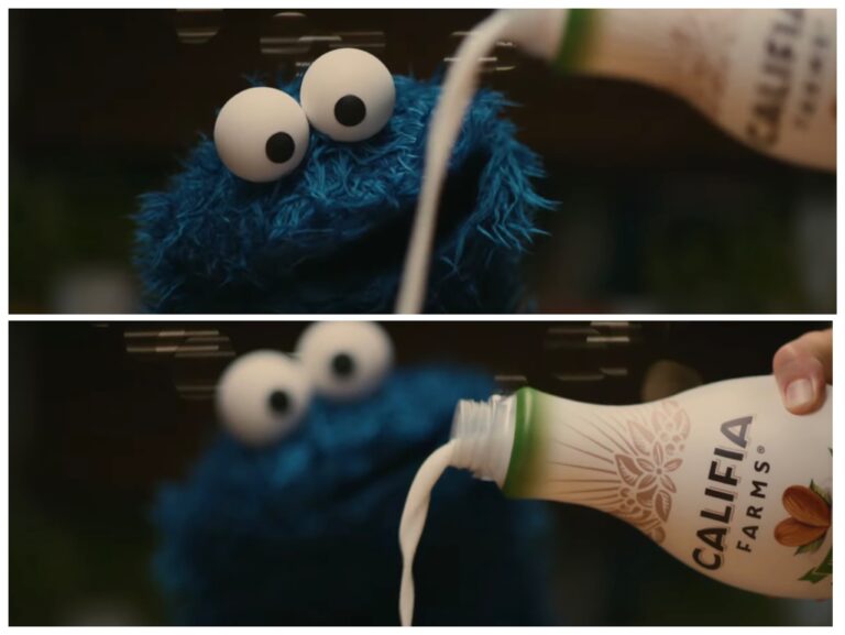 Cookie Monster Is Now Califia Almond Milk Fan