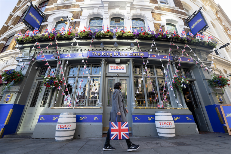 Tesco Offers a Themed Pub to Celebrate King Charles Coronation