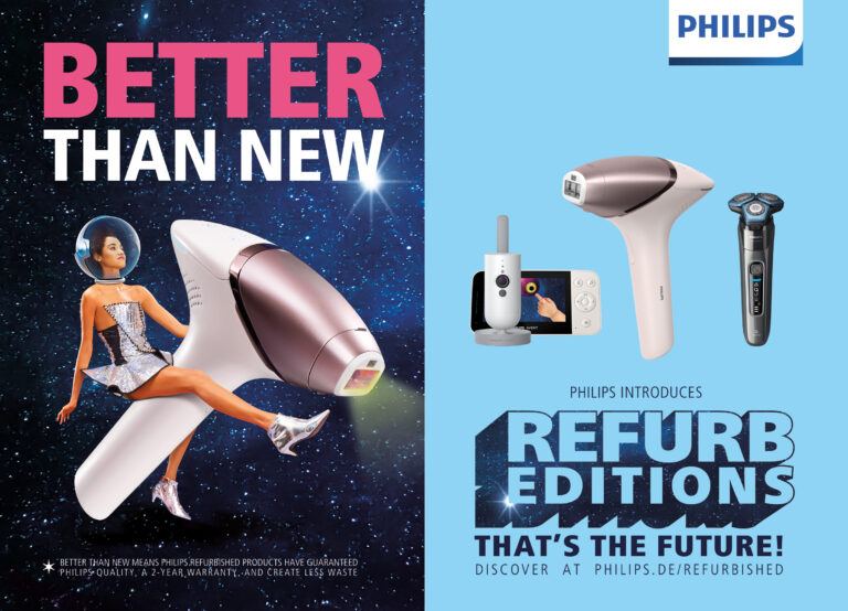 Philips, Creative Agency LePub, and Italian Magazine TOILETPAPER Create Retro-Futuristic Imagery for ‘Better Than New’ Campaign