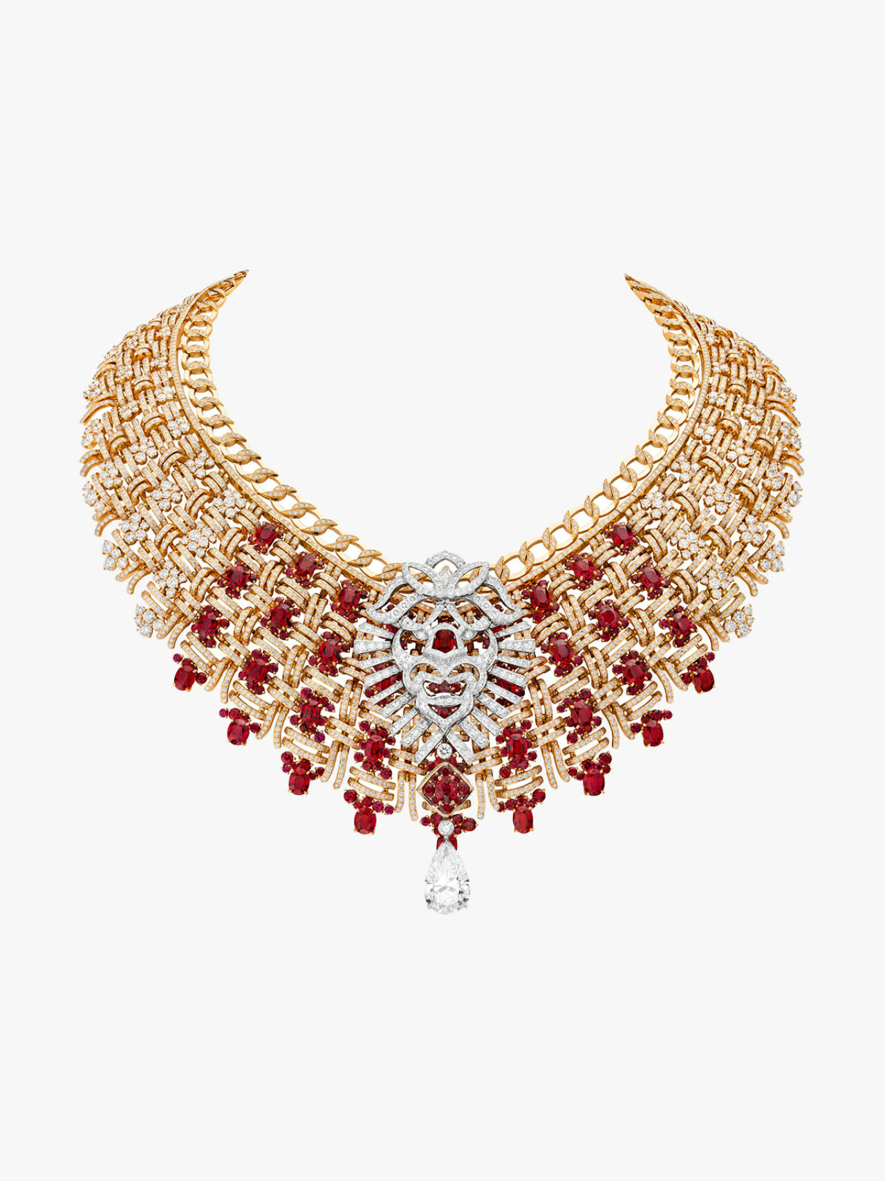 CHANEL high jewellery collection - Tweed Royal necklace