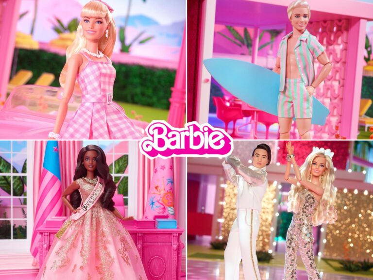 See How Margot Robbie and Other Barbie Cast React to Their Official Barbie Dolls