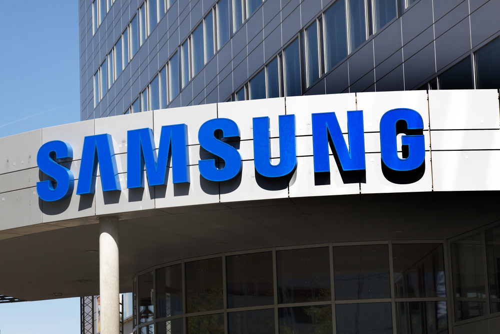 Blue brand logo colours - Samsung