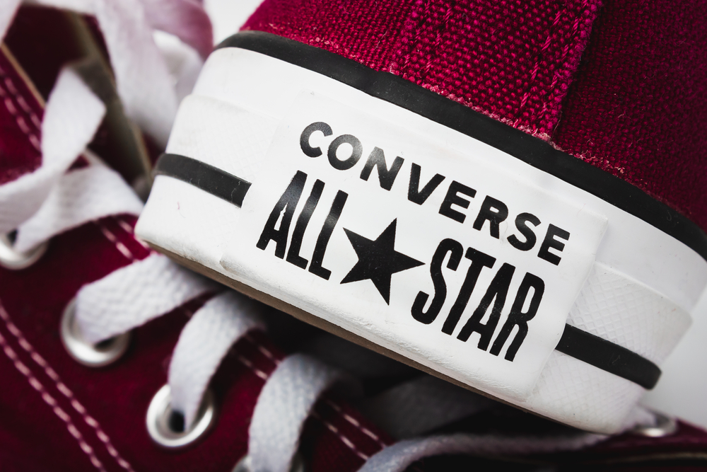 Black and white brand logo colours - Converse