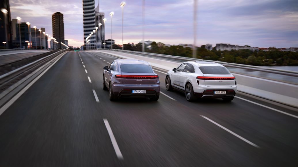 the new electric vehicle porsche macan