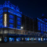 Burberry paints Harrods in knight blue