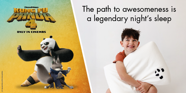 Sleep Legends Panda in Unique Partnership With DreamWorks for Kung Fu Panda 4