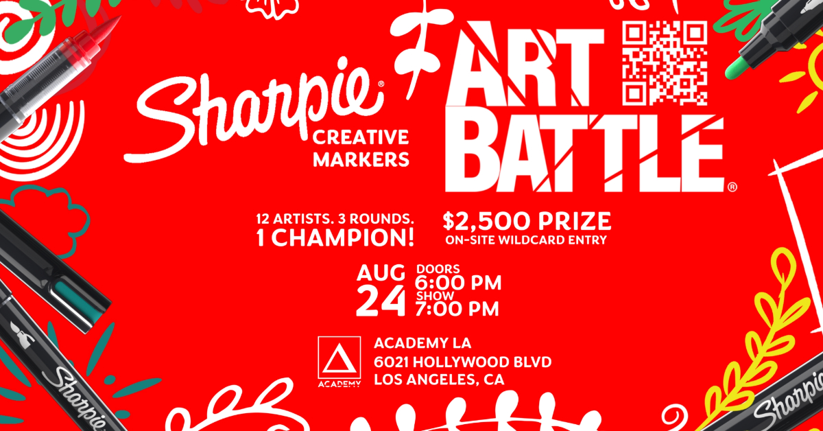 Sharpie® Fuels the Artistic Fire at Art Battle Los Angeles