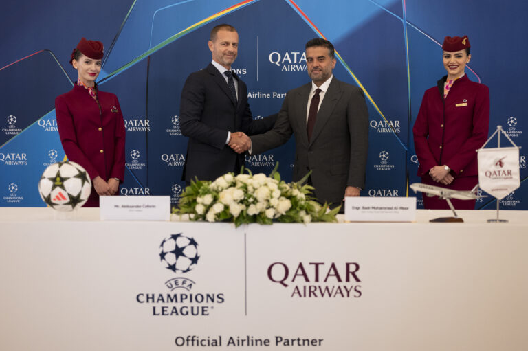 Qatar Airways Becomes Exclusive Airline Partner of the UEFA Champions League