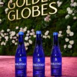 Saratoga® Spring Water was the official water of the 82nd Golden Globes Awards. Image source: Saratoga Spring Water