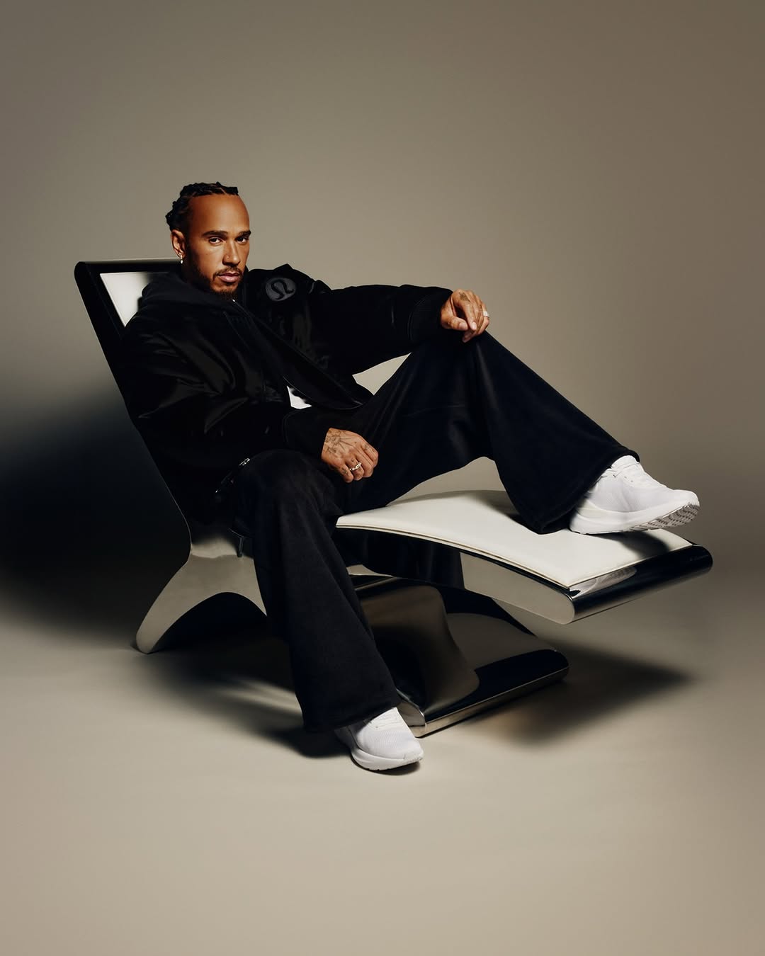 Lululemon names Lewis Hamilton is latest ambassador. Image source: Lululemon